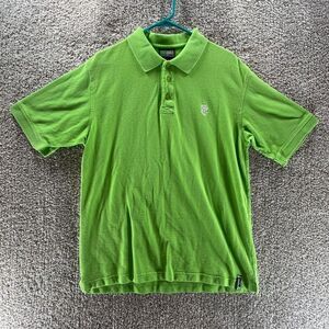 Vintage Southpole Polo Shirt Adult Large Green Streetwear Hip Hop Cotton‎ Logo